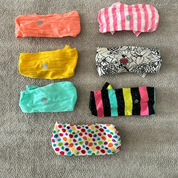 Baby Bling Bows Headbands: set of 7